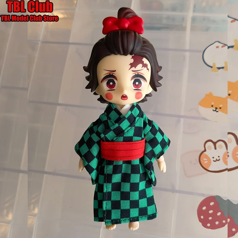 

Gsc Doll Replace Face OB11 Head Split Accessory 1/12 Scale Selling Charcoal Boy Kamado Tanjirou For 6-inch Action Figure Soldier