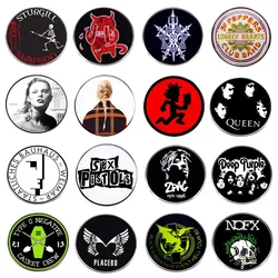 Classic Rock Band Enamel Pins Music Album Metal Brooch Pop Album Logo Cartoon Badge Collection Given Friends And Fans Gifts