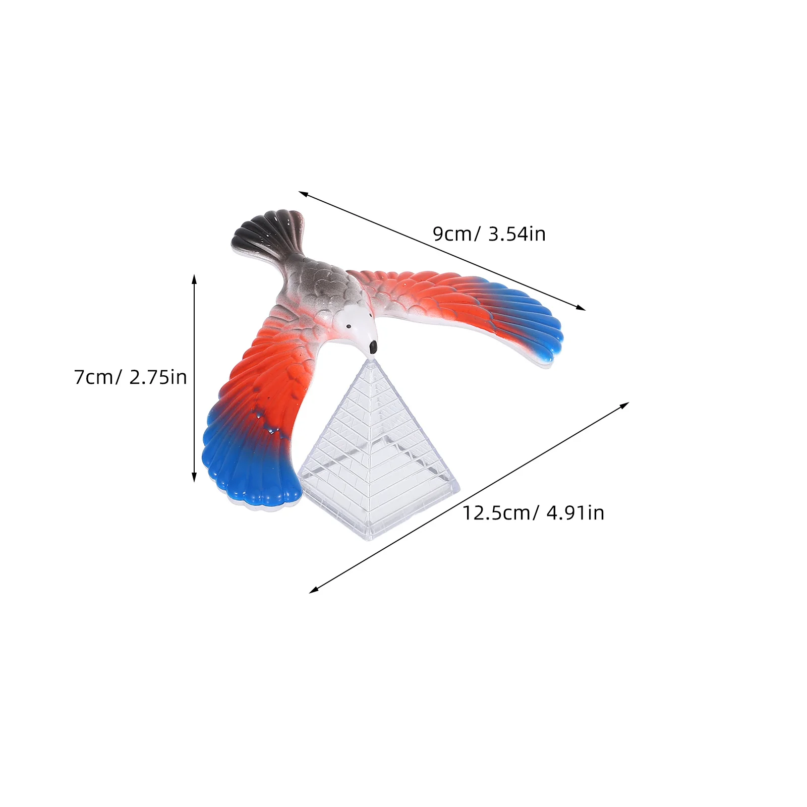 8Pcs Balancing Eagle Bird Retro Physics Balance Game Improves Hand Eye Coordination Spatial Awareness Decorative Piece