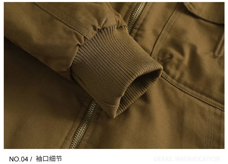 Men's Winter Jackets Plush Men's Cargo Jacket Fleece Parkas Lamb Fur Lining Men's Cold Jacket Thickening Motorcycle Jacket 3356