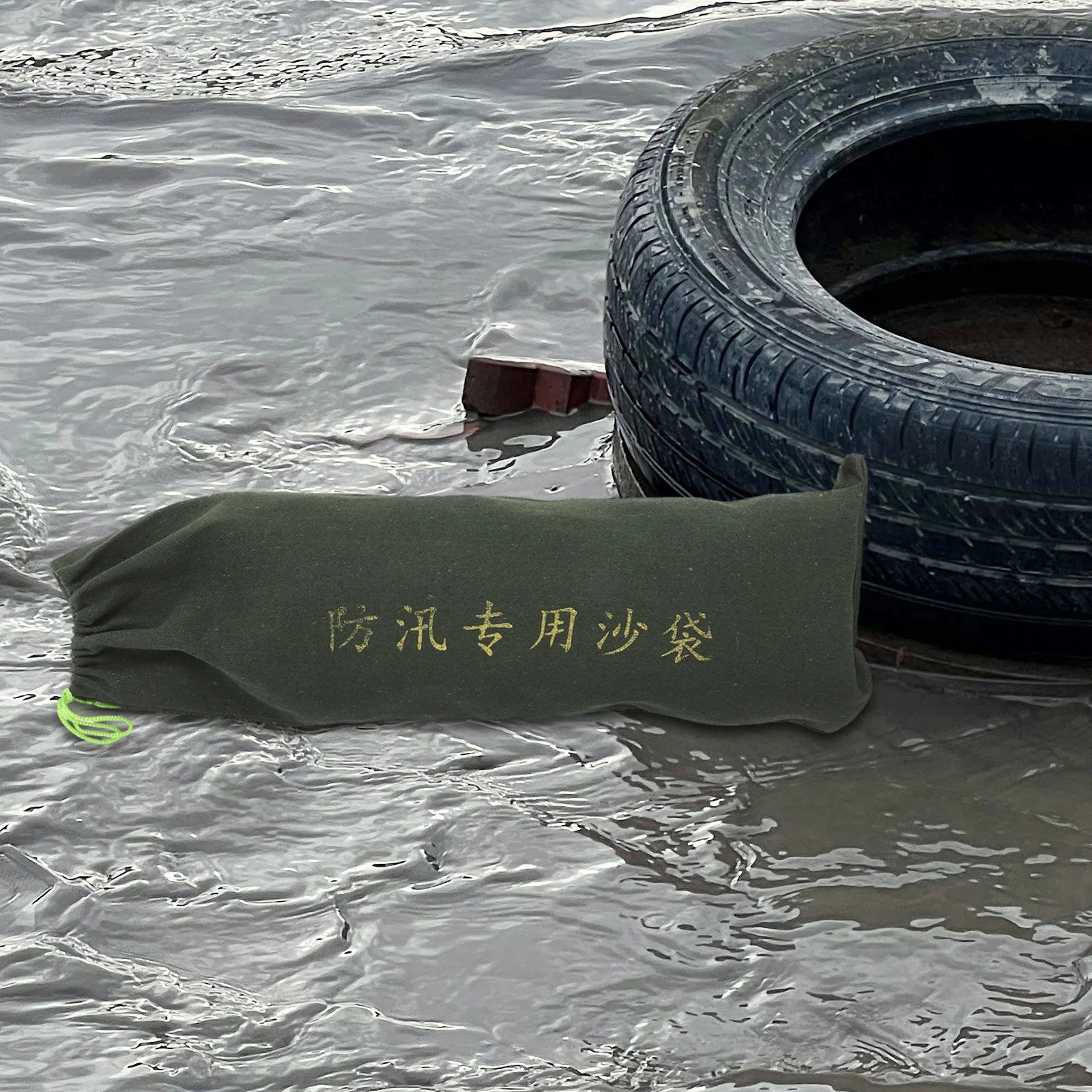 2 قطعة أكياس الرمل الفيضانات المقاومة للماء الثقيلة قماش حاجز المياه المنشط للمنزل باب المرآب حماية الفيضانات الرمال الماصة