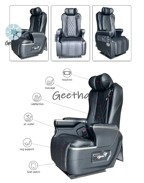

Mpv Ventilated Reclining Massage Seat Power Swivel Adjustable Vip Auto Electric Luxury Van Car Seat