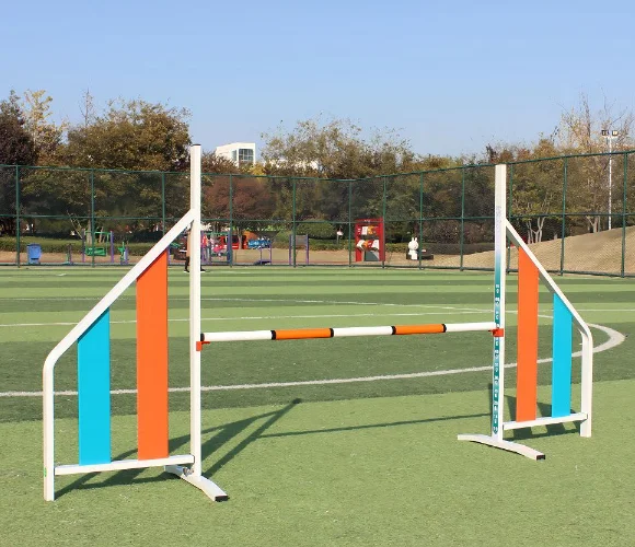 Factory Customize Aluminum Dog Agility Jump Agility Hurdle Wings Use for Pet Agility Competition Dog Training Equipment