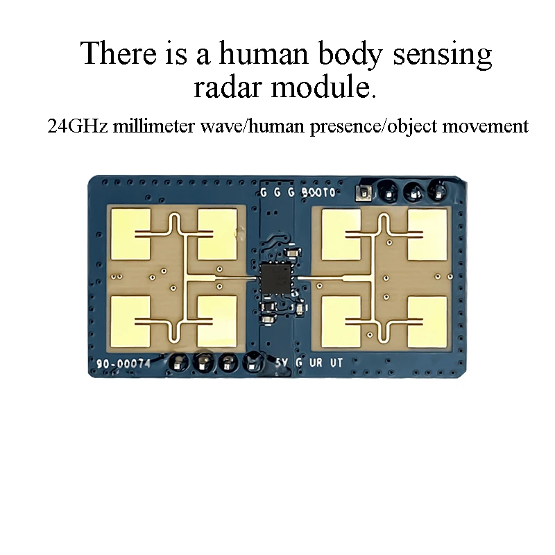 2pcs LD1125H free shipping 24G millimeter wave radar module human presence sensor breathing induction mobile ranging detector