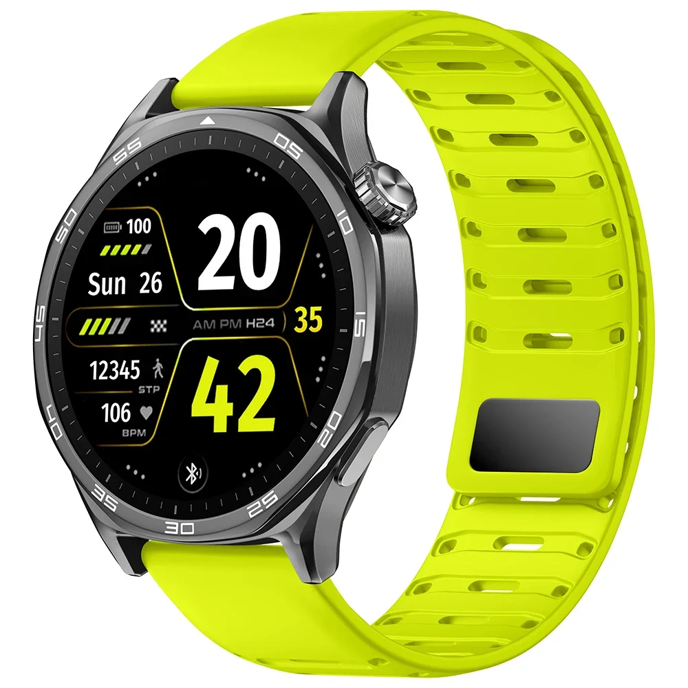 22 مللي متر سيليكون حزام لساعة هواوي 5/4/3 GT5-4-3-2 46 مللي متر سوار مغناطيسي Amazfit Bip 5-6/التوازن 2/Garmin Forerunner 976 965