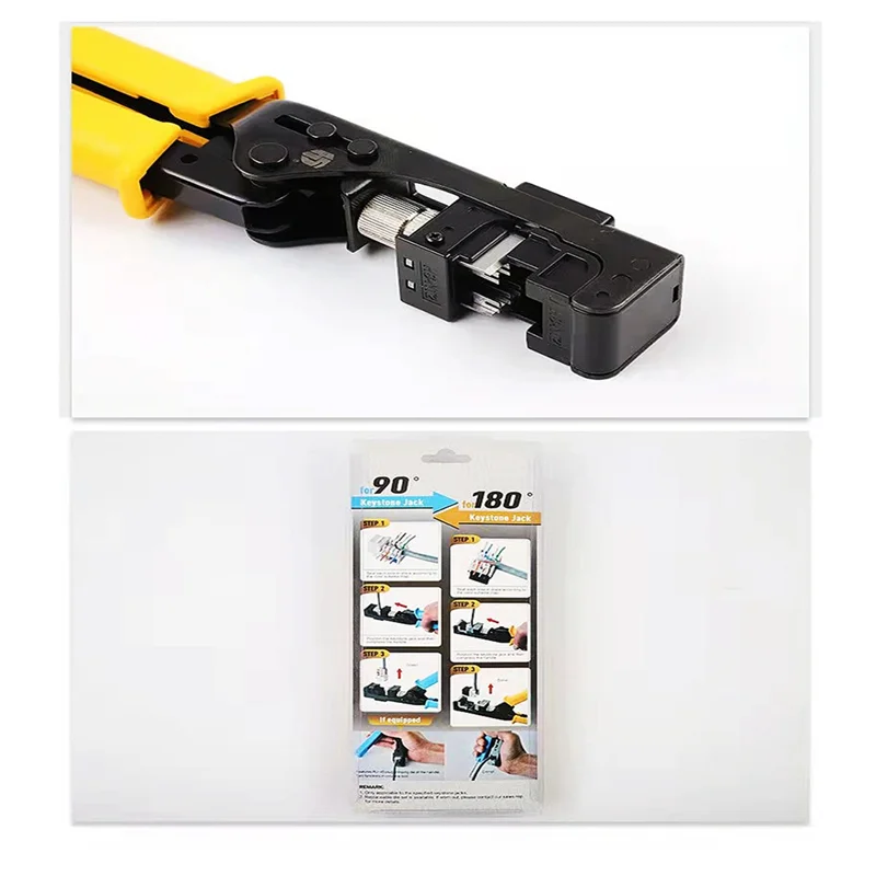 

ALIM-Network Module Wire Cutter RJ45 Module Frame Wire Cutter Tool Termination For 4-Pair UTP Jacks