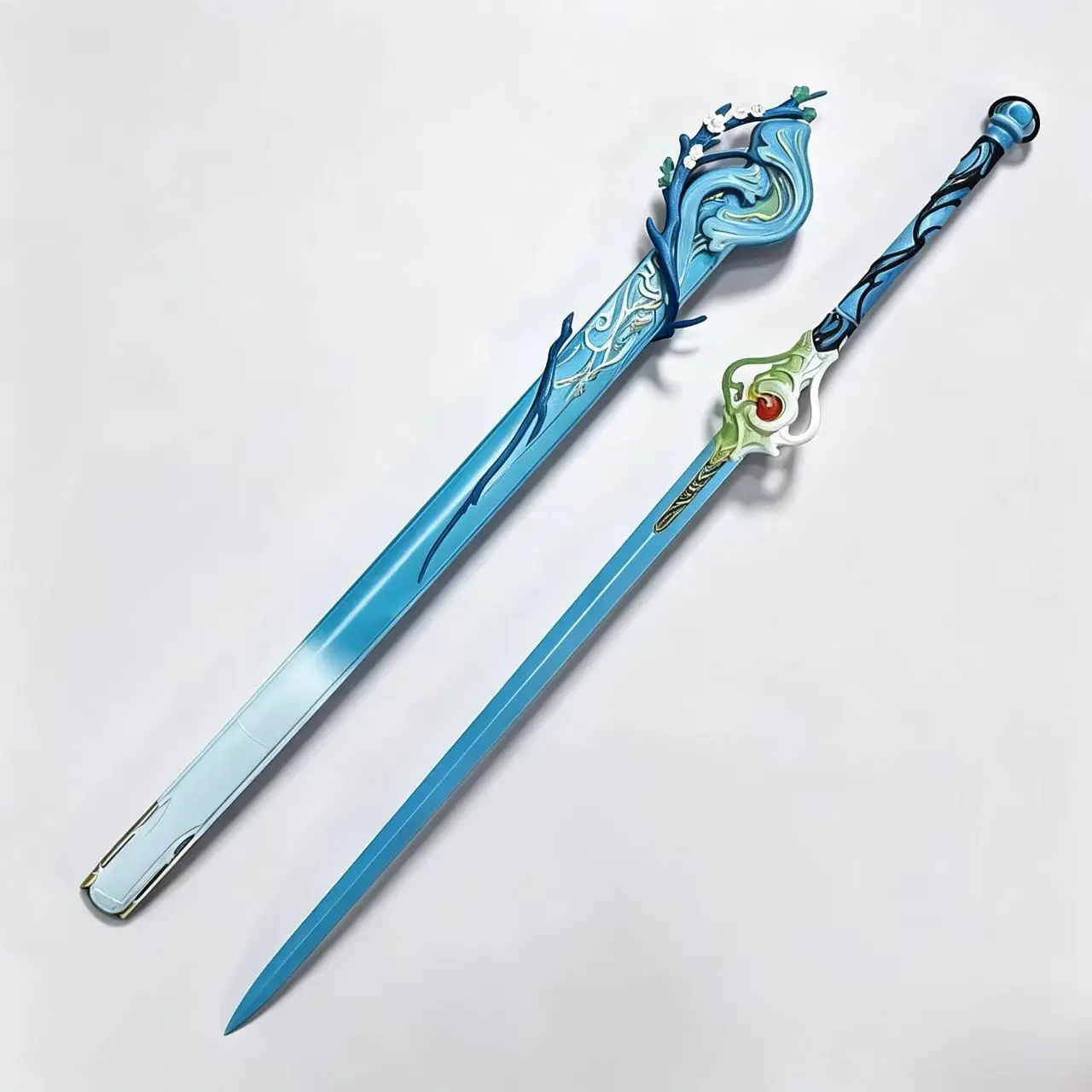 Qingxiao Wuthering Waves Head Ornament Sword Signature Prop Complete Set Adult Halloween Cosplay Accessory Adults Dress Props