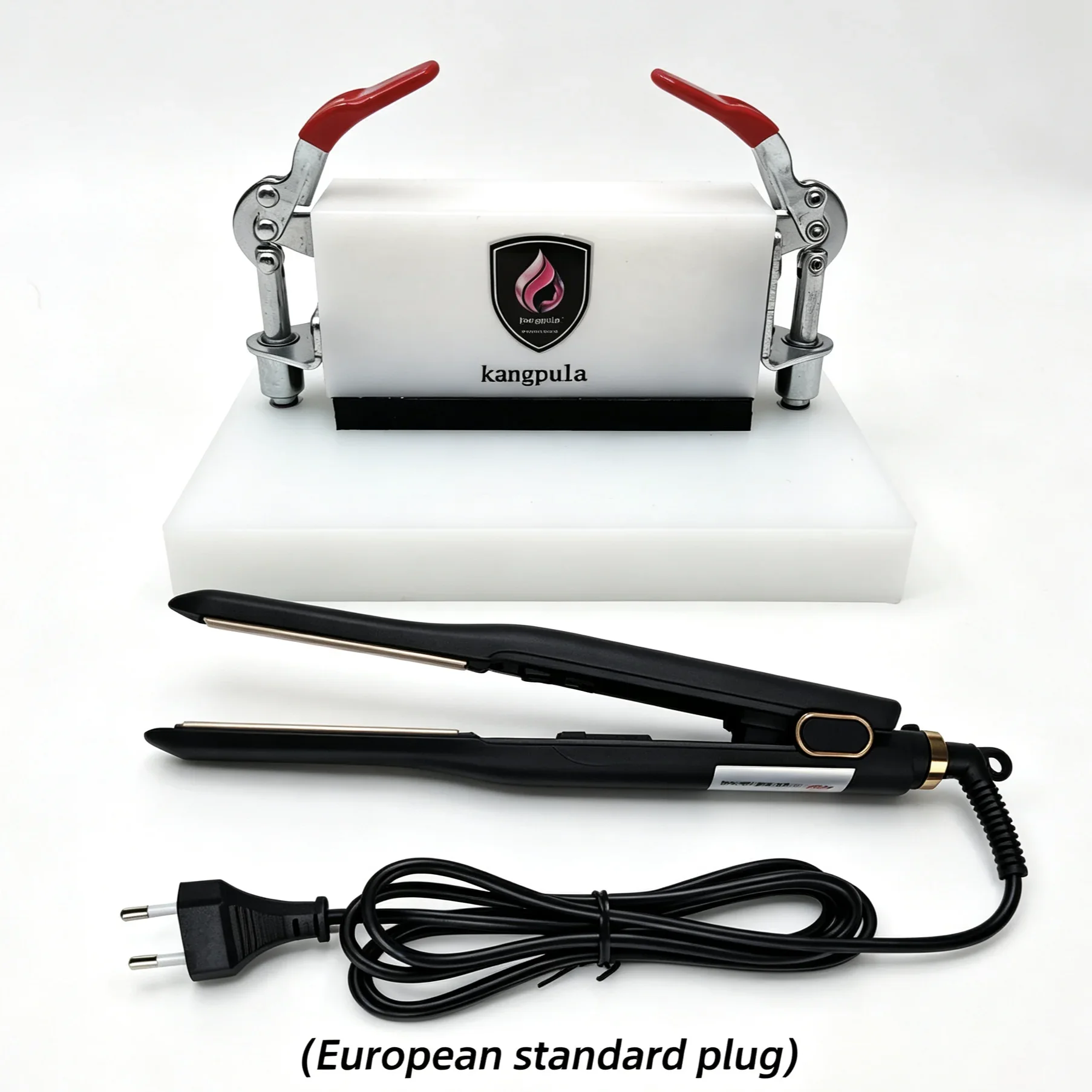 Mini Keratin Flat Plate Machine Pro K-Tip Maker Tool Kit, Fast Heating Bonding For Salon Hair Extension Production Work