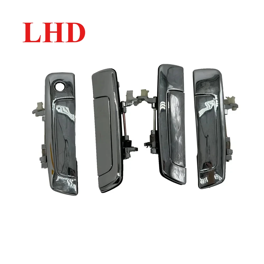 4 Pcs LHD Chrome Outside Door Handle for Pajero Pinin IO H60 H70 MR271871 Lock for Lancer 1997-2002 Buckle for CK00 CP00 EA00