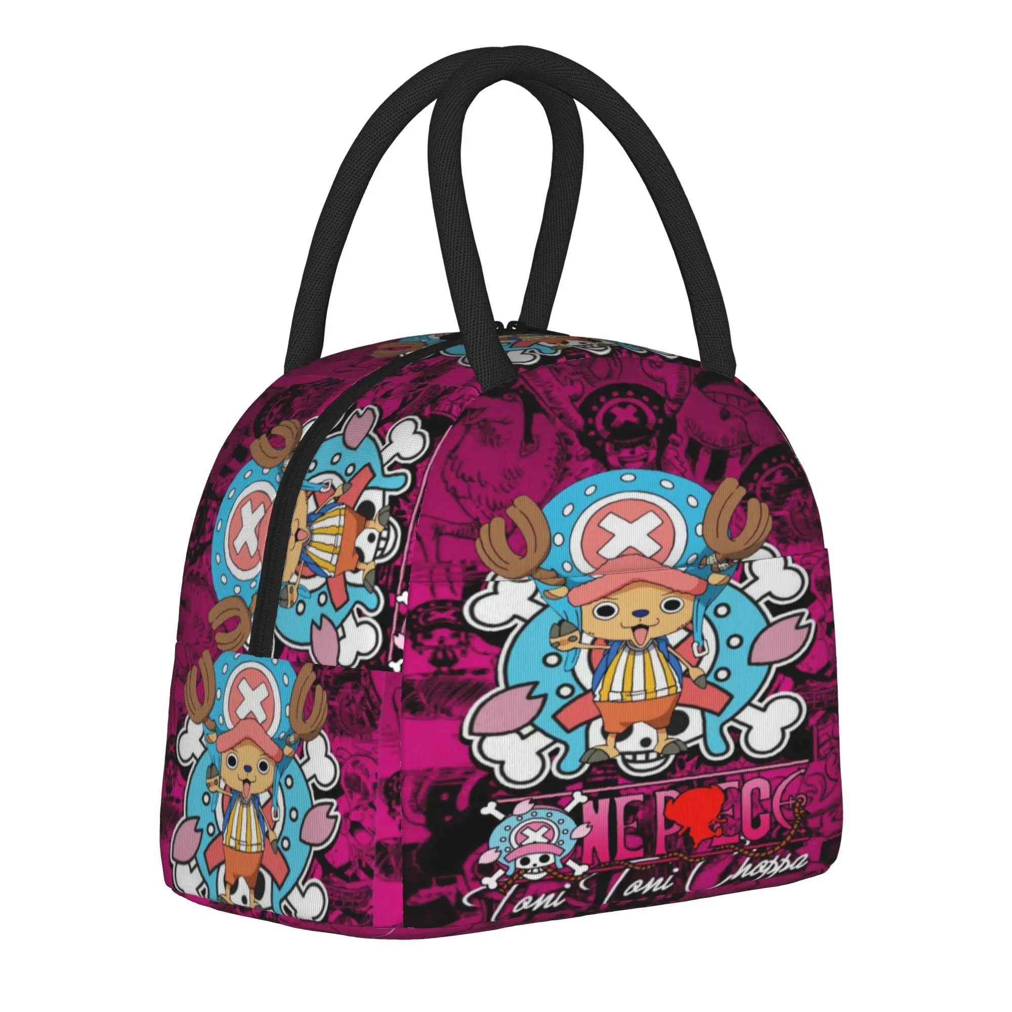 

LUFFYS o-one-piece-e Accessories Insulated Lunch Bag For Picnic Storage Food Boxes Portable Thermal Cooler Lunch Boxes
