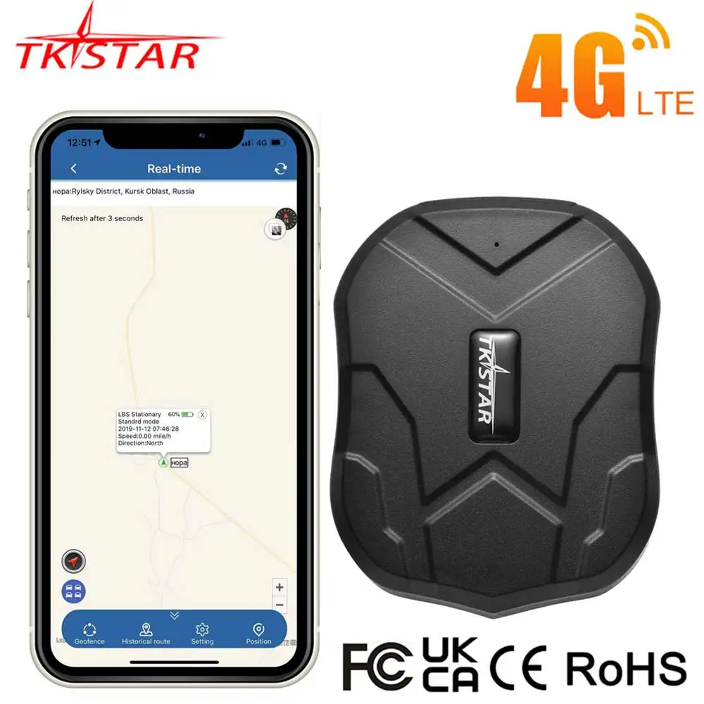 GPS-трекер для автомобиля TKSTAR TK905 2G 4G Магнит 90-дневный GPS-трекер 4G GPS-локатор Водонепроницаемый автомобильный голосовой монитор Бесплатное приложение PK TK915
