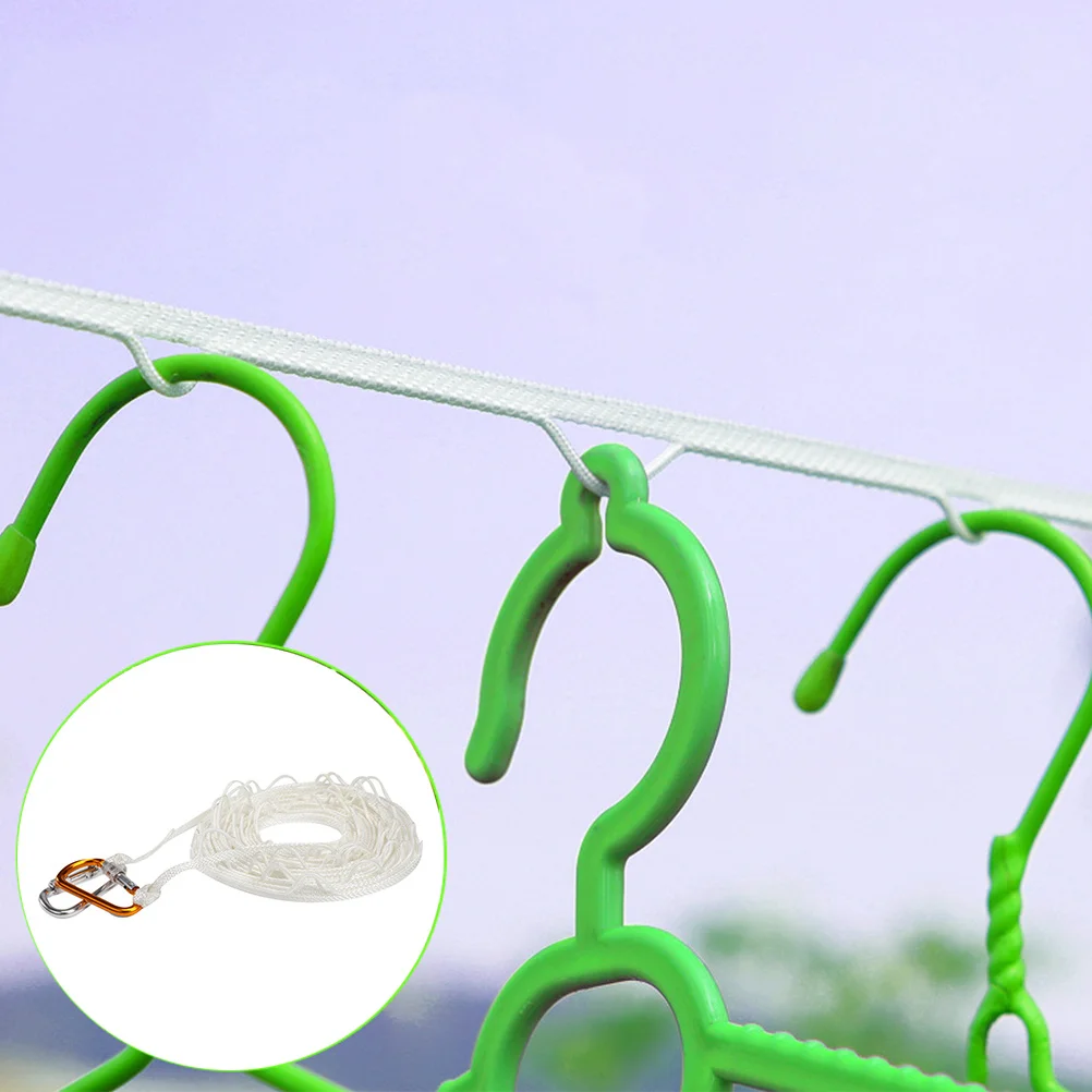 حبل غسيل قابل للطي للسفر في الهواء الطلق للمنزل والتخييم والنزهات، حبل تجفيف الملابس المحمول، موفر للمساحة، مدمج #1