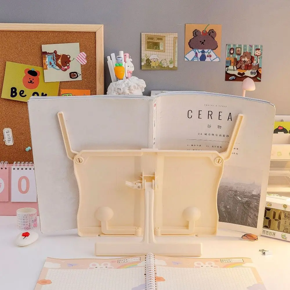 Multi-Function Portable Reading Rack Music Score Recipe Book Stand Fold Desk Book Shelf for Readers