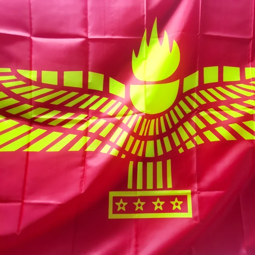 Aramean Syriac Aramaic Flag Decoration Outdoor Decor 90x150cm Polyester