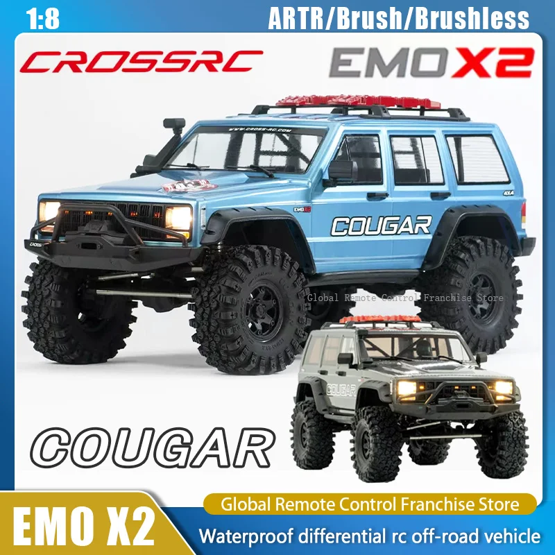 CROSSRC 1/8 EMO X2 Cougar Rc Car Electric RC Rock Crawler with