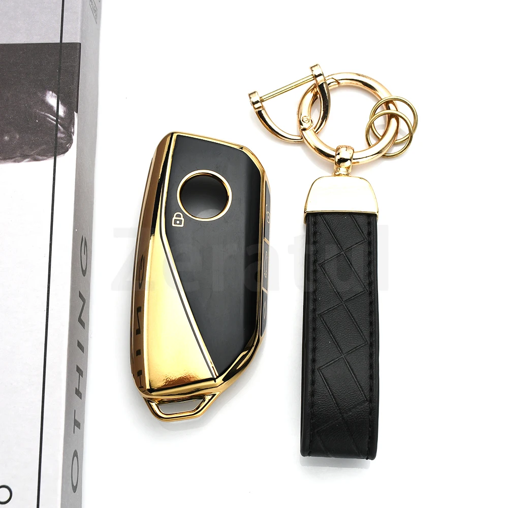 TPU Car Key Case Cover For BMW i7 X7 G07 LCI iX I20 X1 U11 7 Series G70 G09 XM U06 G81 M3 Auto Shell Fob Holder Protector