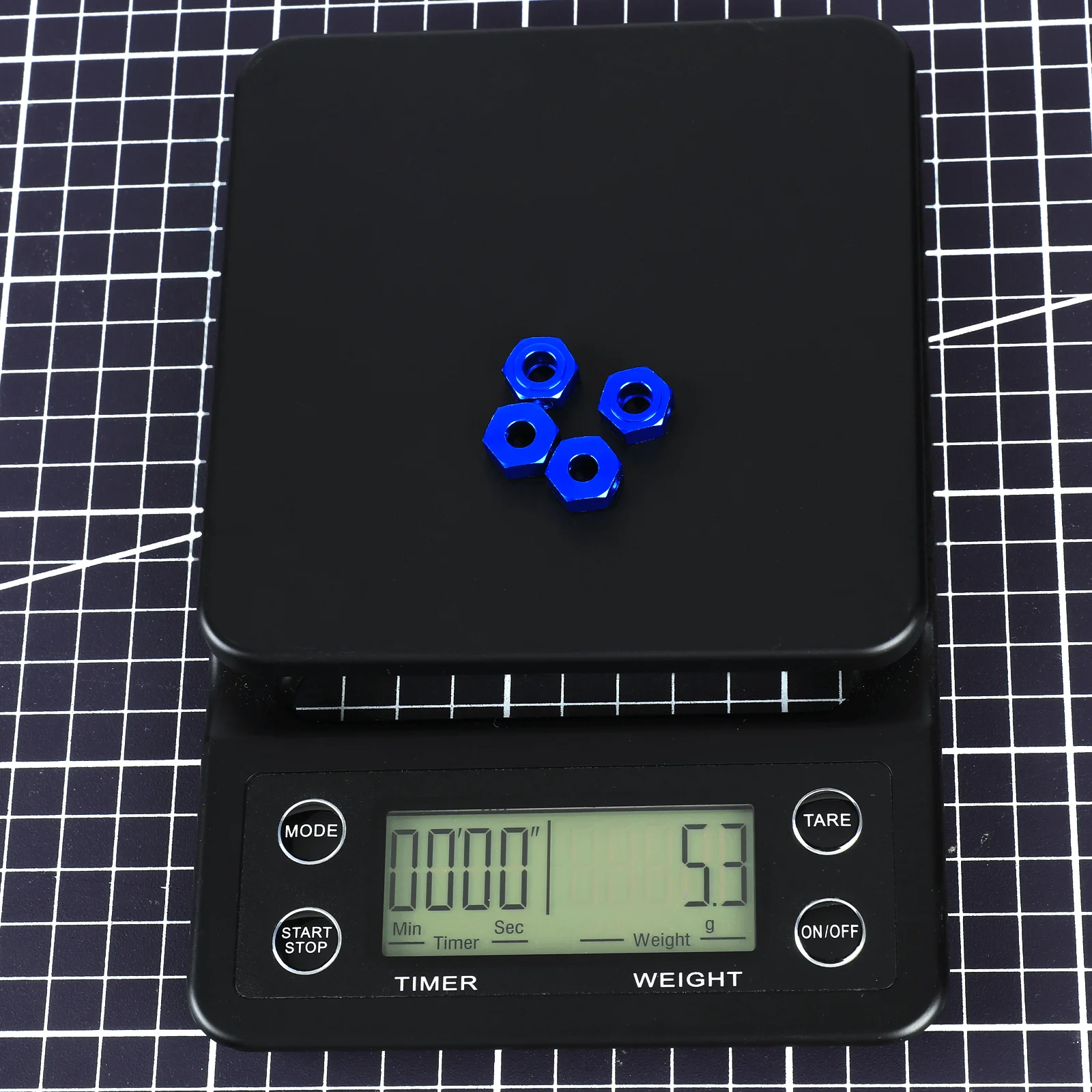 RCAWD koło Adapter sześciokątny sześciokątne zestaw przypinek do 1/10 LOSI Baja Rey 4WD 1/10 młotek Rey U4 Rock Racer ulepsza części