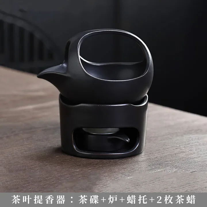 Japanese roasted tea ware ceramic tea stove small tea awakener