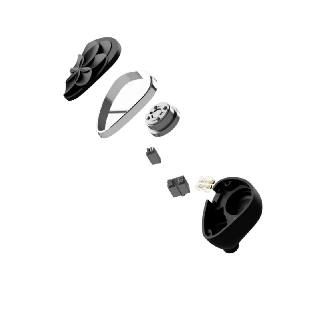 Предварительный заказ TANGZU X AZLA Noirblanc 1 Динамический драйвер + 3 сбалансированных драйвера арматуры IEM с модульной съемной конструкцией кабеля