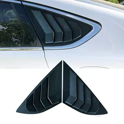 For Ford Mondeo Fusion Sedan 2013-2018 Rear Window Louver Shutter Cover Side Vent Trim Windshield Cover Decor Car Accessories
