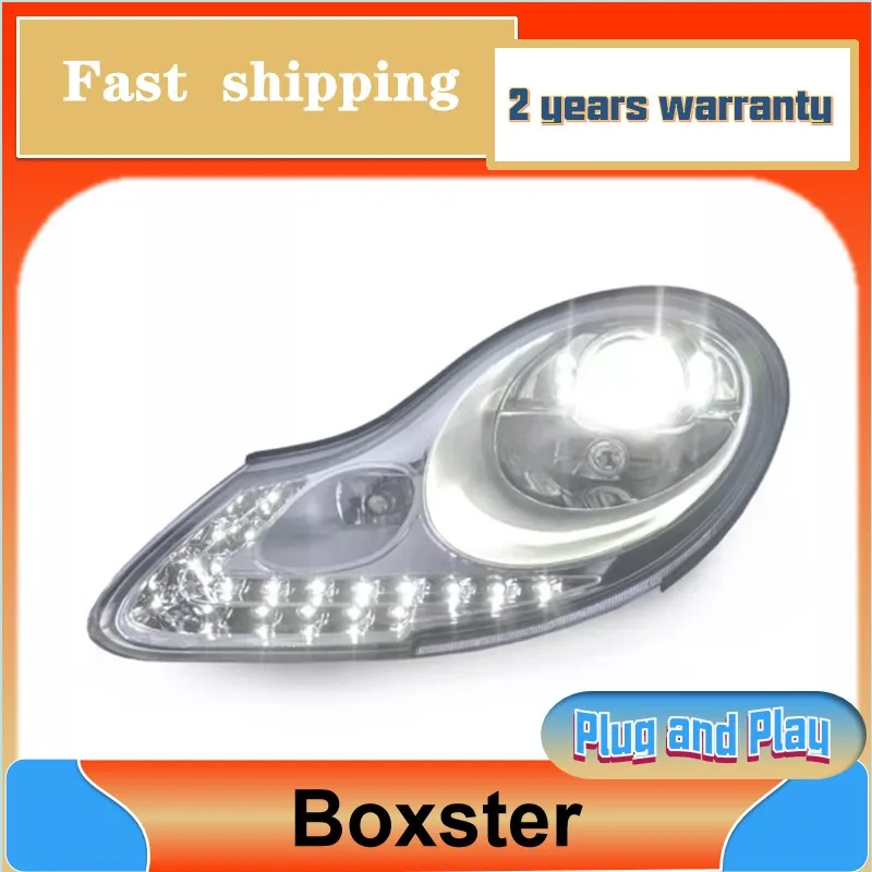 Car Styling for Porsche Boxster Headlight 1998-2004 996 Headlight 911 DRL Turn Signal Low High Beam Projector Lens