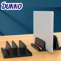 Vertical Laptop Stand Plastic Portable Tablet/Macbook/Phone Holder Adjustable Desktop Notebook Dock Space Save Accessory-Vaydeer