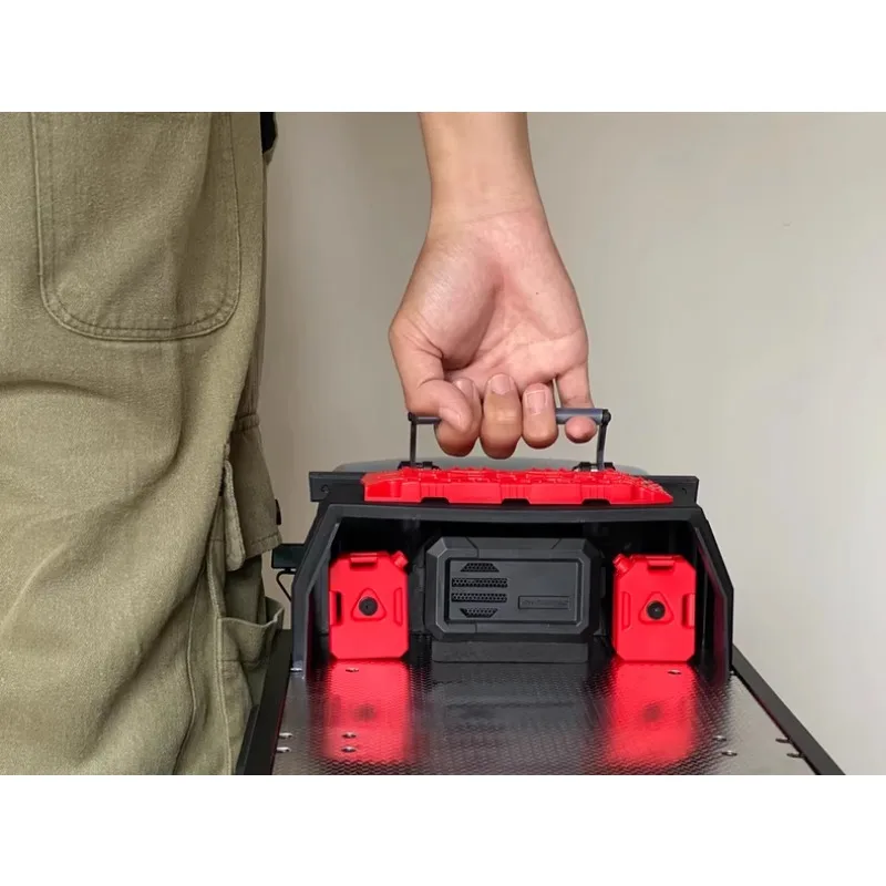Carry Handle Kit RC Vehicle Lifting Grip Set for Crossrc EMO XL 1/8 Scale RC Crawler, Lightweight Design with Adjustable Damping