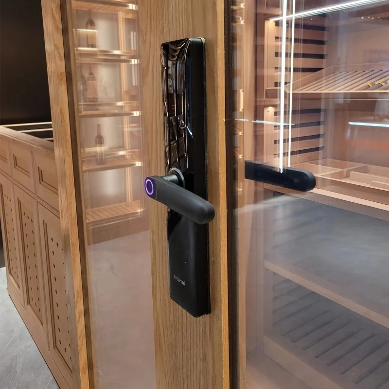 Customiazble H2400*W1400*D900mm Electric Power Walk-in Cigar Room Display Cabinet Temperature Humidity Control for Cohiba Cigars