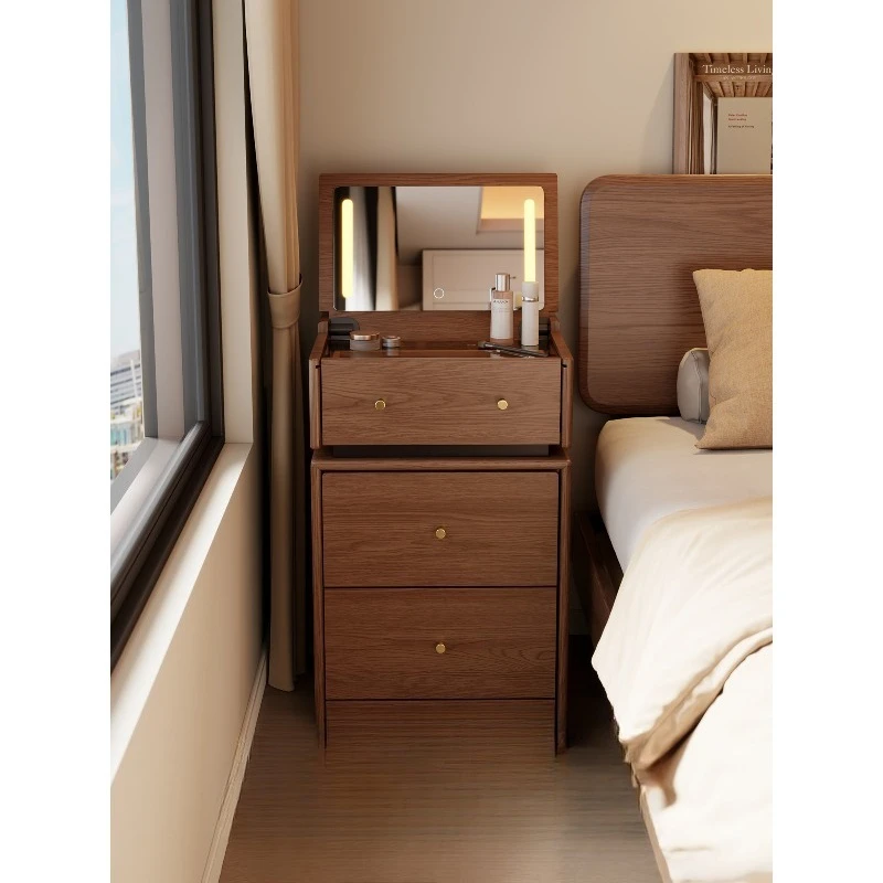 Solid wood dresser small bedroom small apartment bedside table