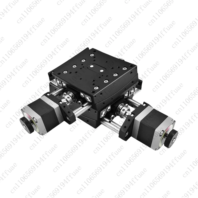 X-Axis/XY-Axis Electric Fine-Tuning Goniometer with Tilting Slide Table 60/70 Radian Angle Swing Displacement Platform
