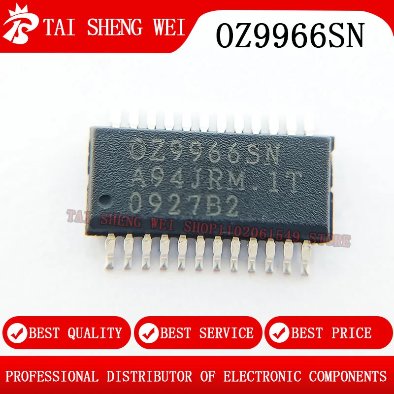 10pcs Brand new and original OZ9966SN SOP-24 OZ9966 SOP-24 9966 LCD power management chip IC NEW Original Chipset
