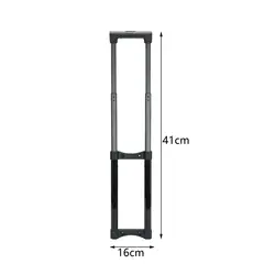 DIY Suitcase Telescopic Handle Spare Parts Wear Resistant Compact Traveling Accessories Stretchable 32inch Long Metal Pull Rod