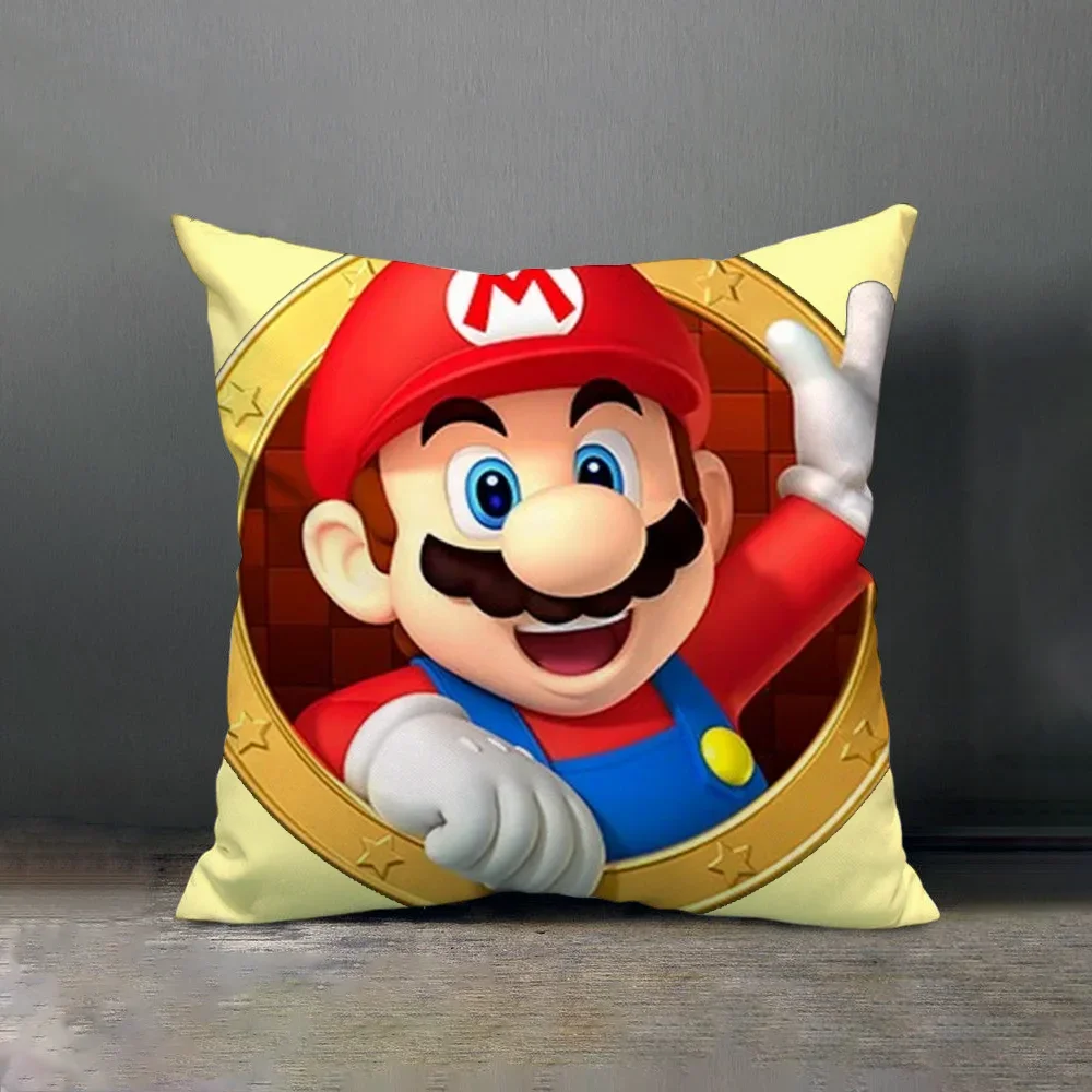 Decorative Pillowcases Super M-Marios Decorative Cushions for Sofa Cushion Cover 45x45 Cushions Covers Scream Voltaire Zadig Ive