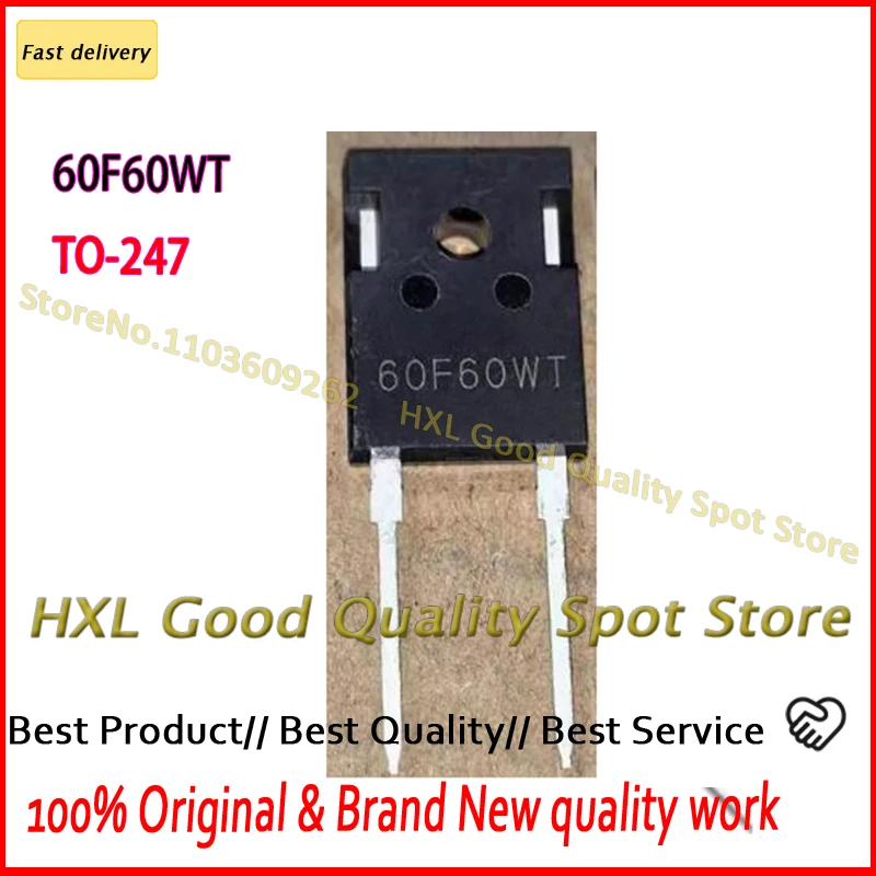 10~100PCS/LOT  New original 60F60WT fast recovery diode 60A600V TO-247 pin 2