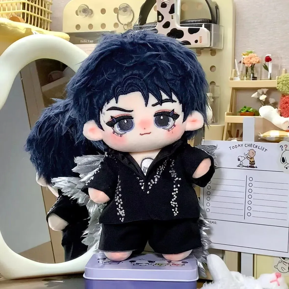 20cm Tan Kisser character, Tan Jianci's prototype cotton doll gift from Shenzhen's final show view 4