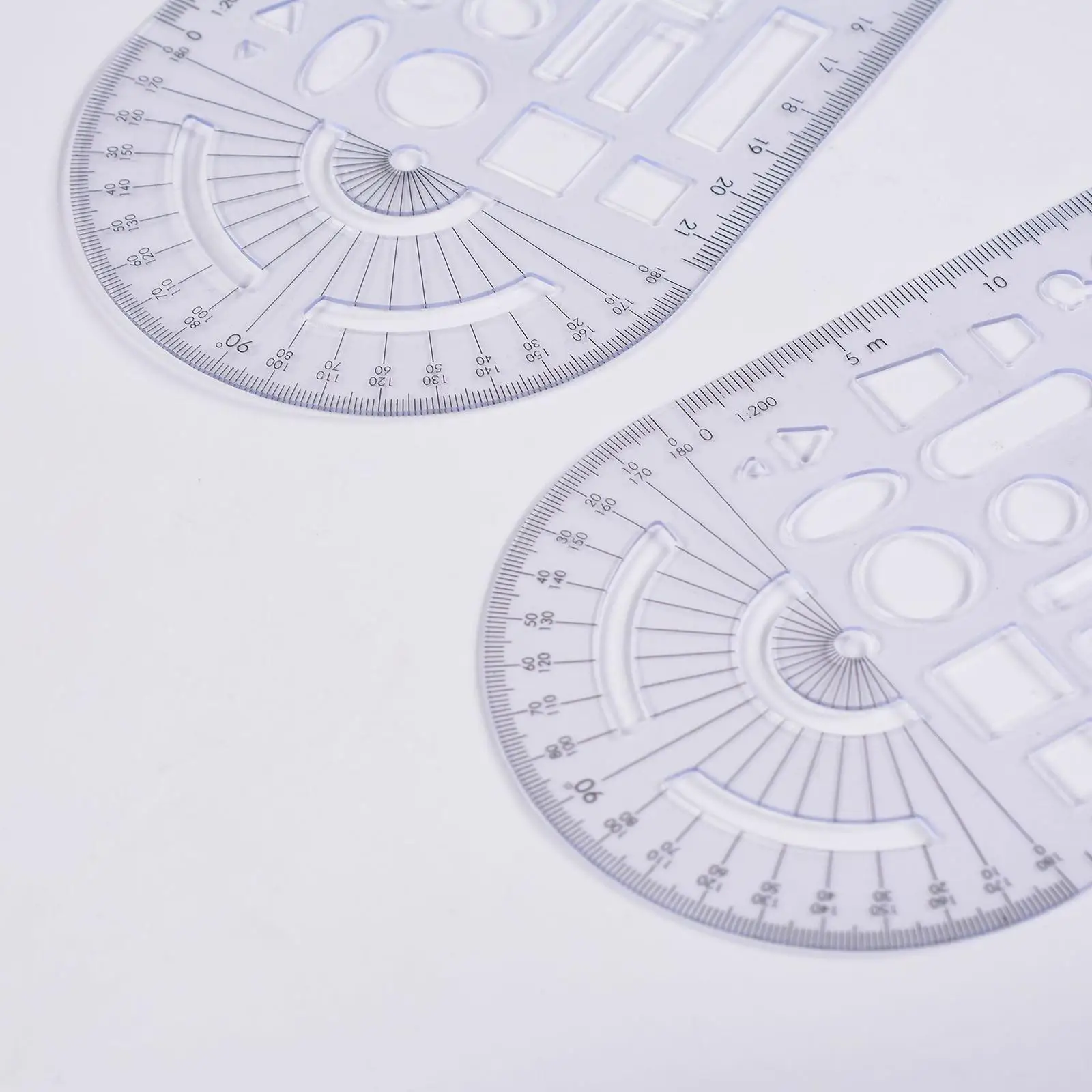 Geometric Drawings Templates Measuring Geometry Rulers Studying Office Supplies