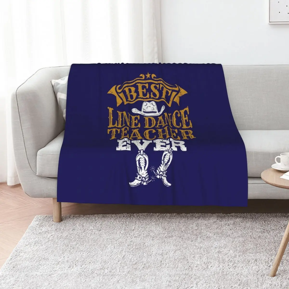 Best Line Dance Teacher Ever Throw Blanket Hairys Luxury Soft Plush Plaid Blankets For Baby Kid'S Beautifuls Blankets