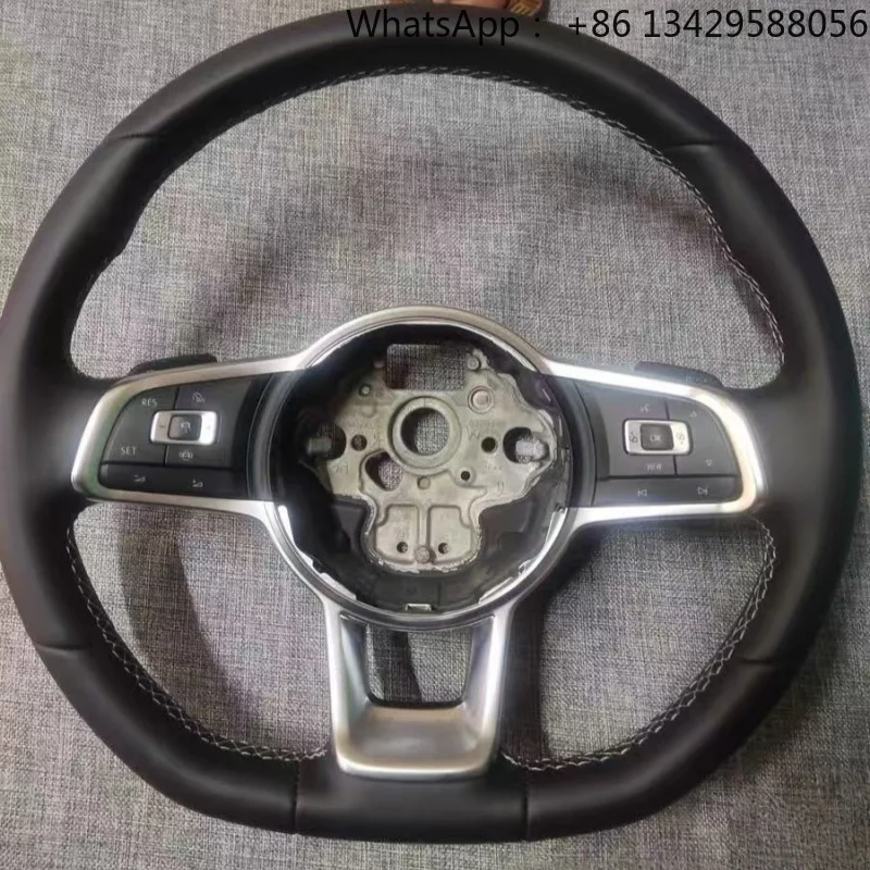 Customize Perforated Leather Steering Wheel for Volkswagen VW Golf 5 Golf 7 MK6 MK7 MK8 Jetta Passat B8 Polo Tiguan GT GTR