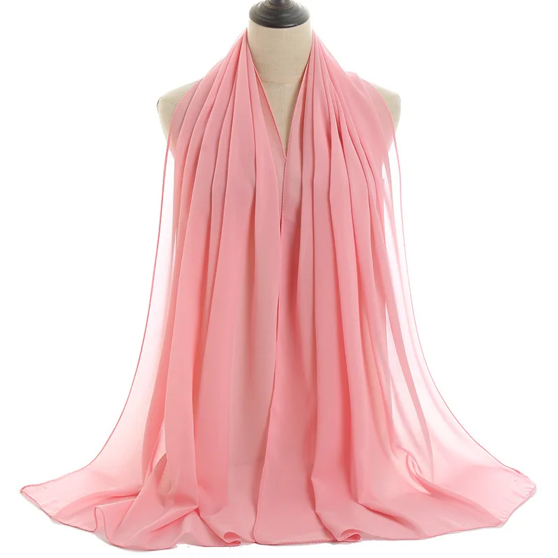 Hot Sale Dames Sjaal Hoge Kwaliteit Super Zachte Effen Dameskleding