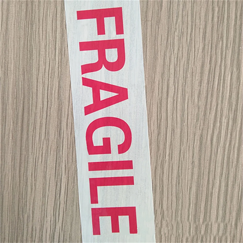 1/2/3PCS Stickers 70cm Sealing Glue Express Packing Fragile Warning Fragile Packing Red Security Red 1 Volume