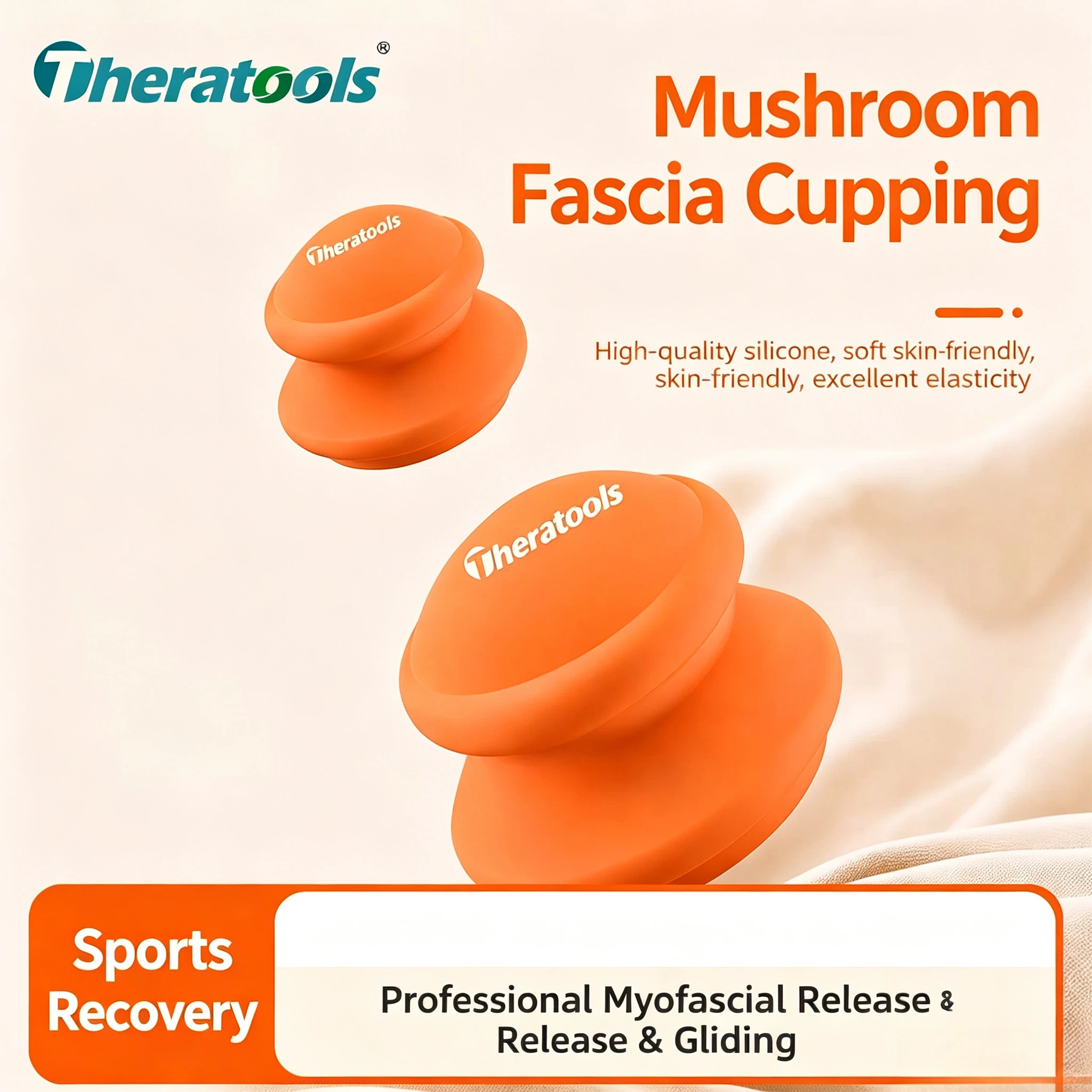 Silicone Fascia Cupping Set Negative Pressure Soft Cupping for Home Use GuaSha Full Body Meridian Massage Muscle Relaxation Tool