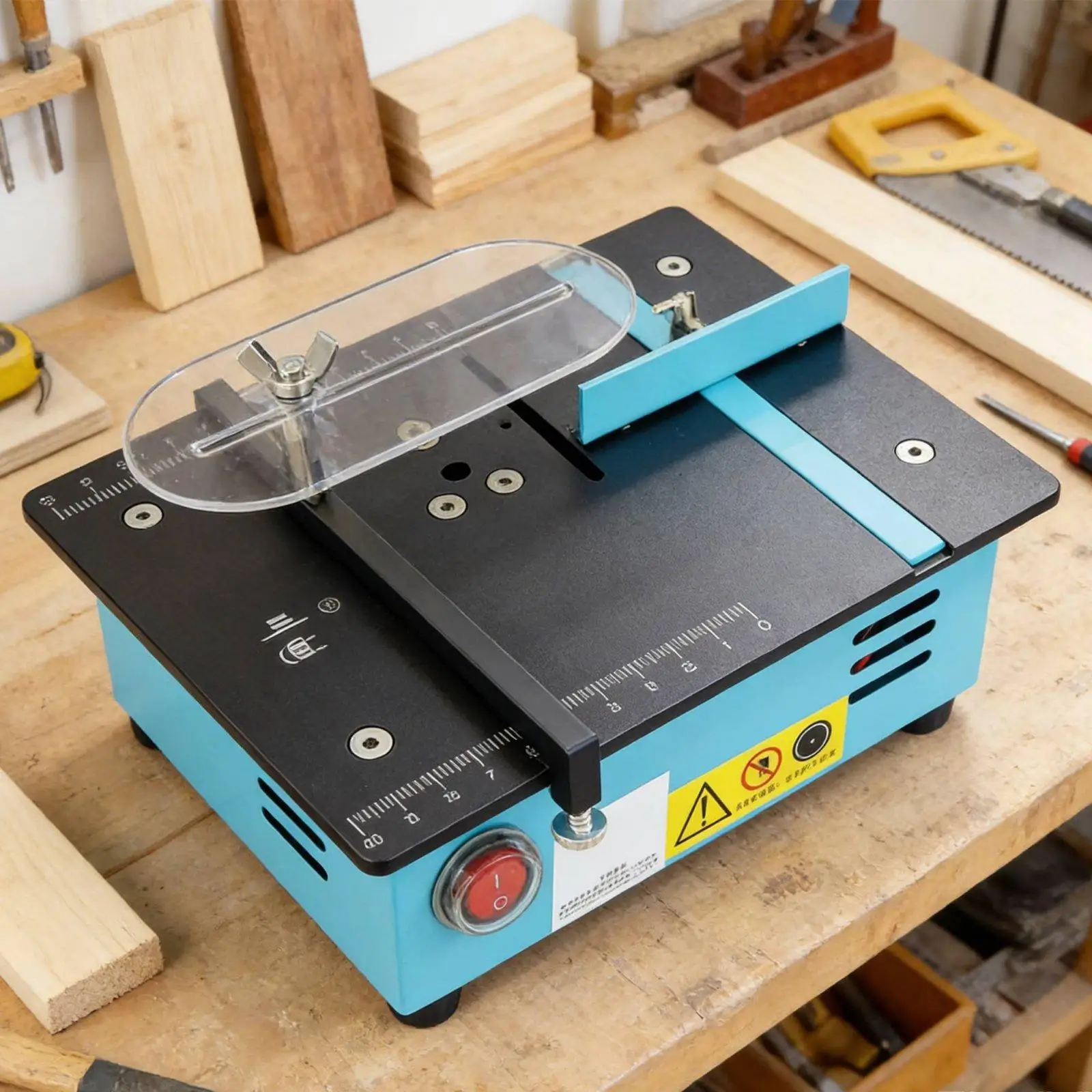 Mini Table Saw 96W Powerful Motor Portable Electric 6 Mini Table Saw 96W Powerful Motor Portable Electric