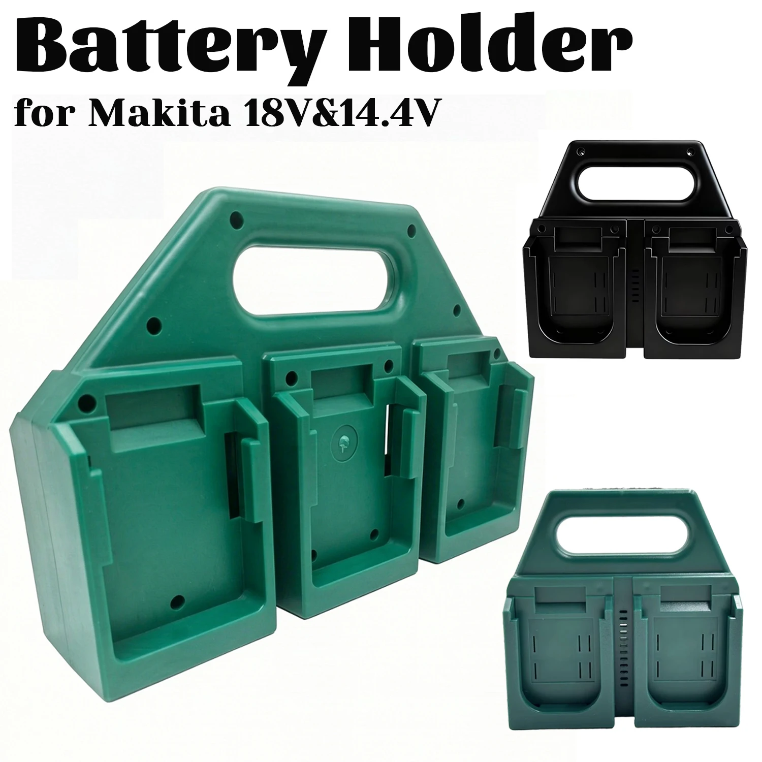 4/6 Slot Battery Storage Rack For Makita 14.4V 18V Lithium Batteries BL1450 BL1840 ABS Holder Batteries Not Included