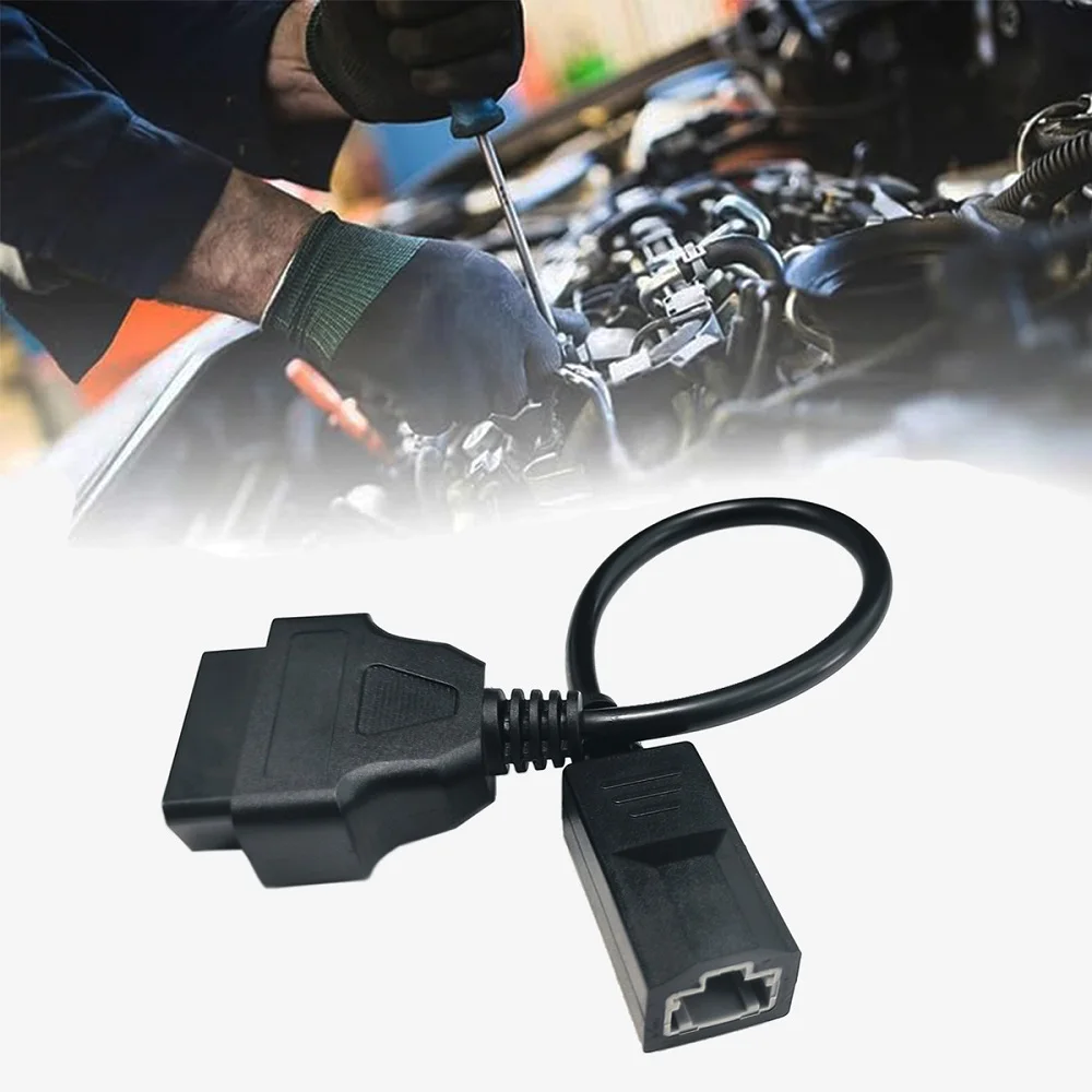 

1 шт., автомобильный диагностический кабель, разъем для Honda OBD OBD2 3-контактный к 16-контактному кабелю OBD1 к OBD2 для Honda 3-контактный автоматический кабель