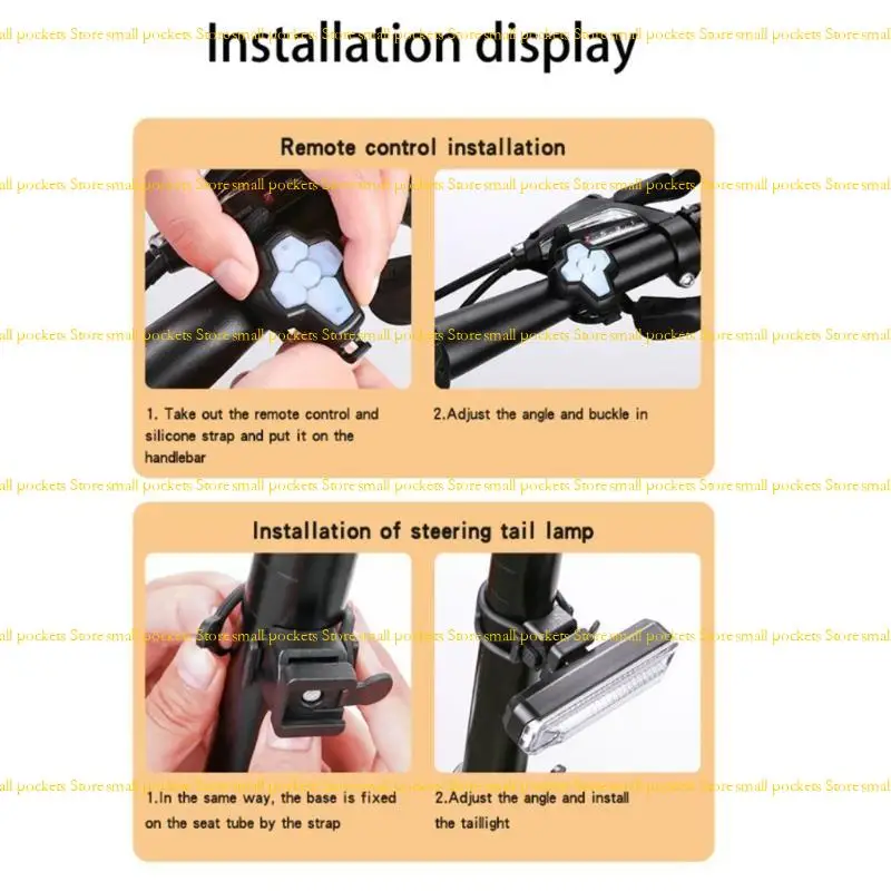 R1WD – clignotant vélo, feu arrière Rechargeable par USB, voyant d'avertissement Cool pour vélo montagne