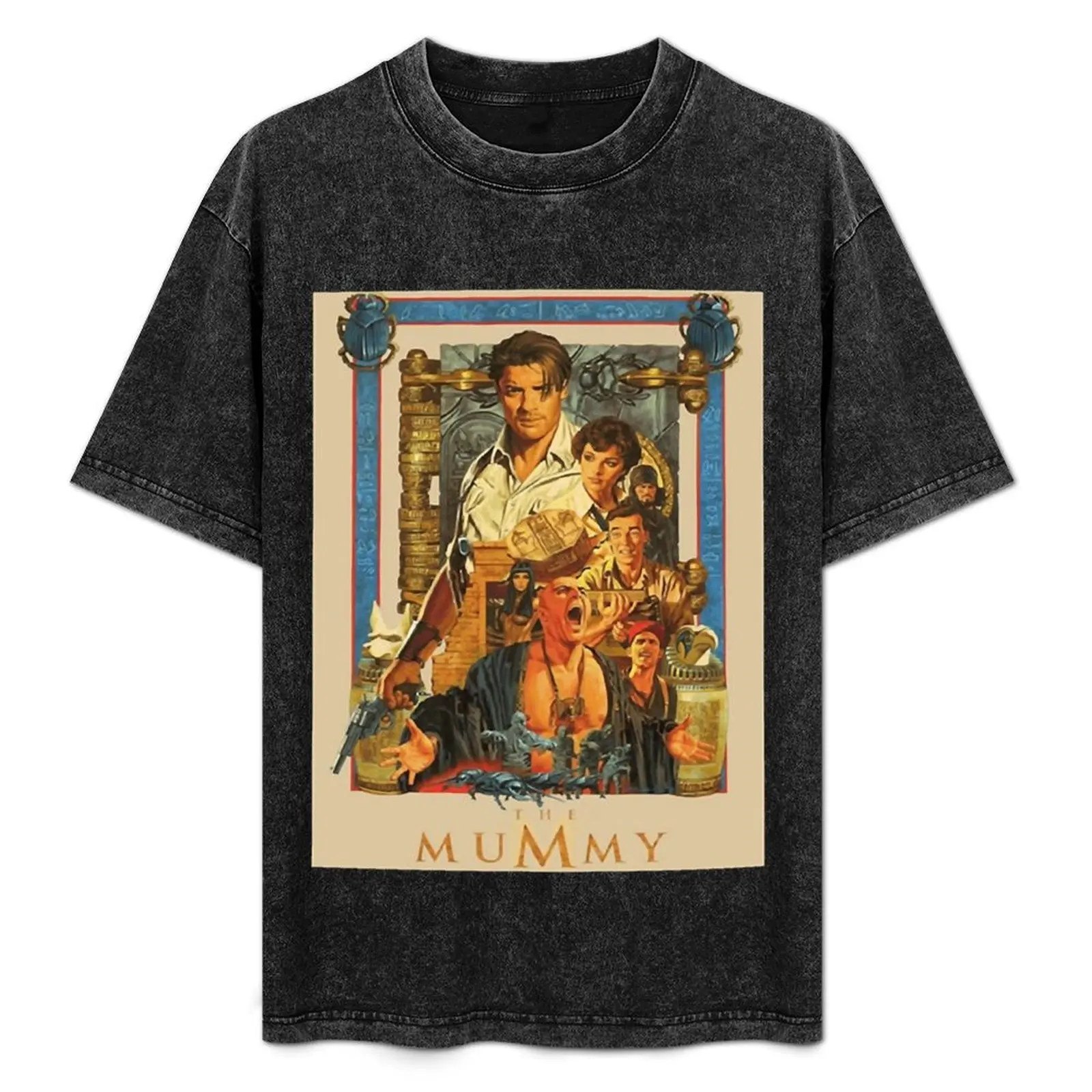 

Brendan, Fraser the Mummy rick oconnell T-Shirt Classic Print Short Sleeve Shirt