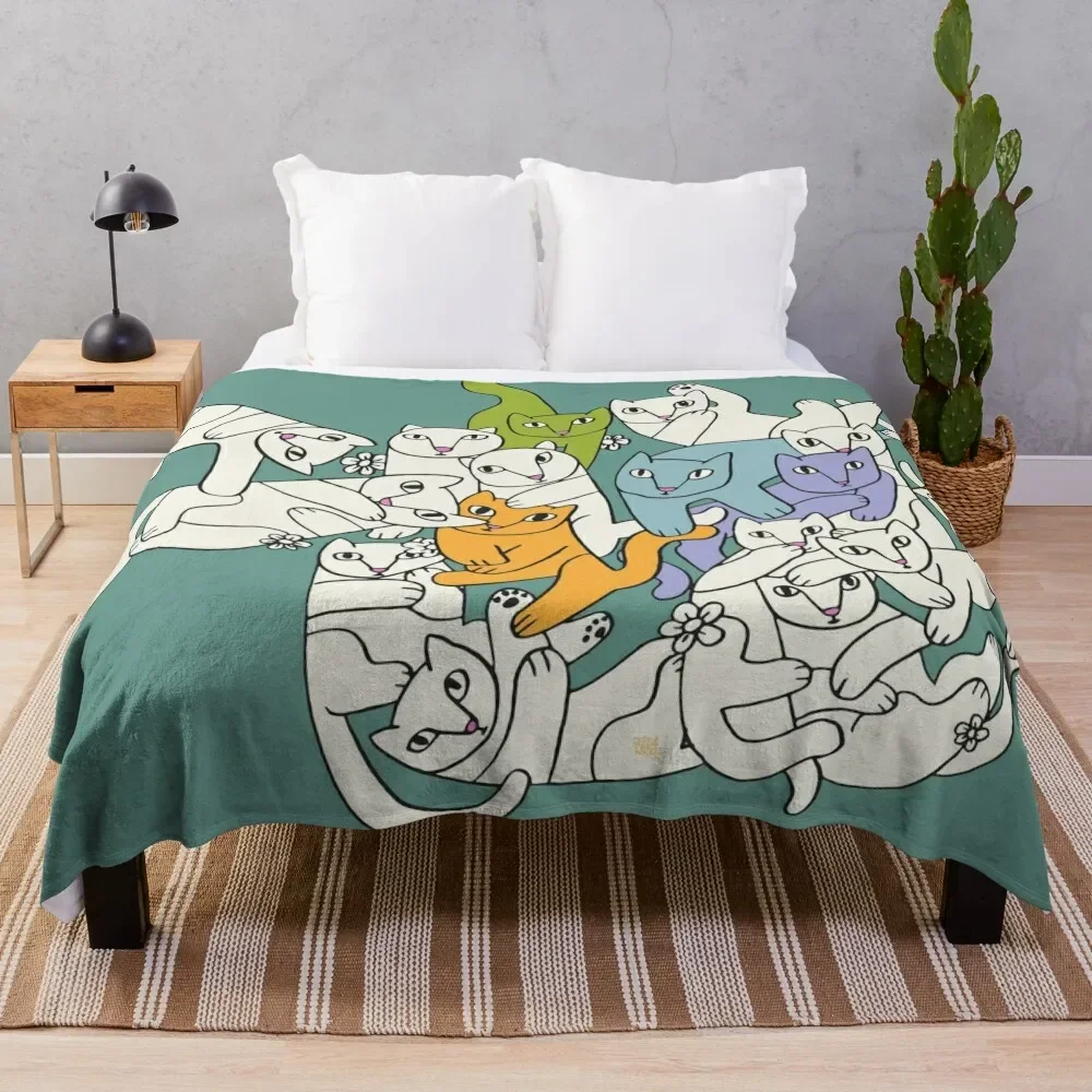 

Fearsome Foursome Throw Blanket Decorative Throw halloween Blankets