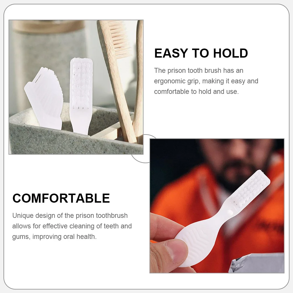 20 Pcs Prison Toothbrush Portable Supplies Hiking Small Toothbrushes Travel Household Teeth Tiny