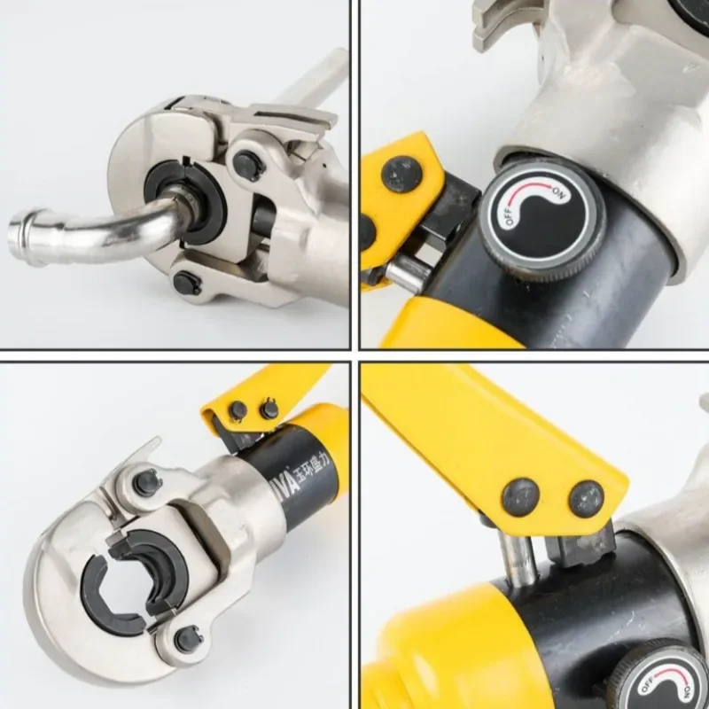 Hydraulic Pipe Clamp Stainless Steel Pipes Multifunctional Manual Crimped Pipe Aluminum-plastic Pipe Professional Hand Tools
