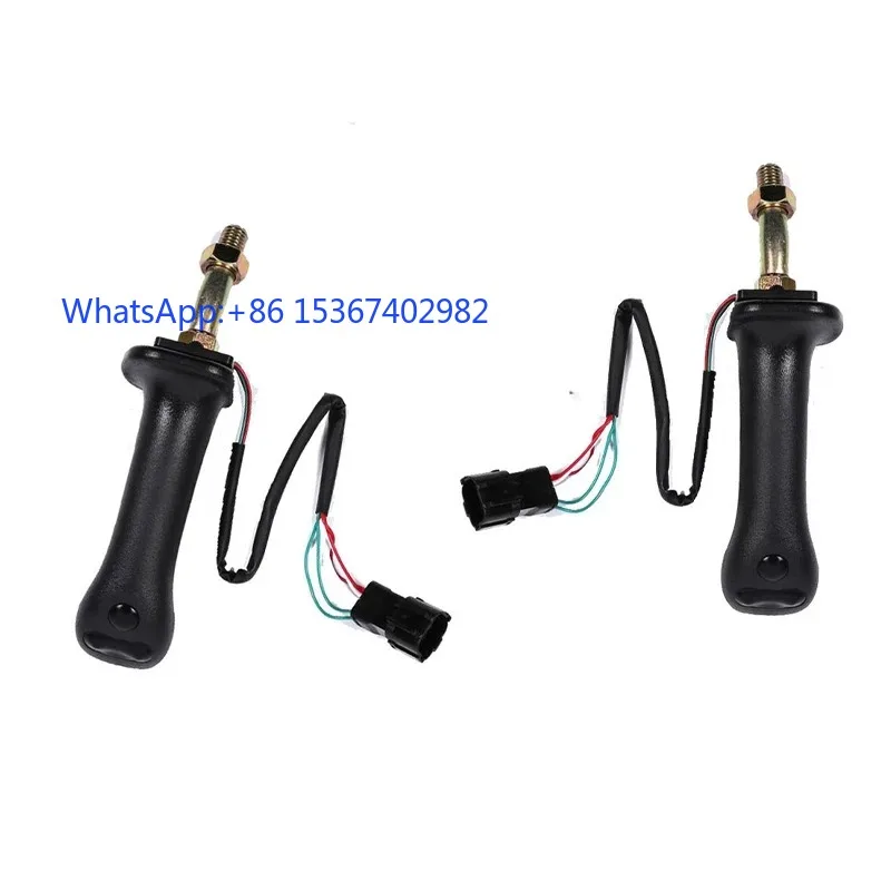 Excavator Joystick Assy Handle Gears Excavator Parts Interior Parts for Daewoo Doosan DH DX150 215 225 300 370-9CLeft 3 Buttons